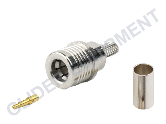 QMA male crimp coax connector RG174 [CX-3014]